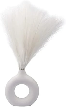 6 PCS Faux Pampas Grass 17"/44cm Artificial Fluffy Pompas Grass Fake Pampas Grass 7 Branches For Wedding Party Bedroom Boho Home Decor (034 Light Pink) 10 6 PCS Faux Pampas Grass 17"/44cm Artificial Fluffy Pompas Grass Fake Pampas Grass 7 Branches For Wedding Party Bedroom Boho Home Decor (034 Light Pink) - Image 8