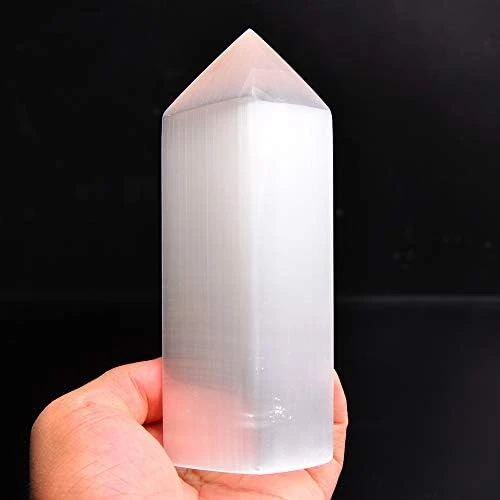 AMOYSTONE Orange Selenite Crystal Christmas Tree Ornaments Nature Crystal Decorative Tree Statue Reiki Home Decor Christmas Stocking Stuffer 5.0" 1PC 7 AMOYSTONE Orange Selenite Crystal Christmas Tree Ornaments Nature Crystal Decorative Tree Statue Reiki Home Decor Christmas Stocking Stuffer 5.0" 1PC - Image 5