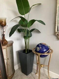 One 5 Foot Artificial Silk Bird Of Paradise Palm Tree Potted Plant 6 One 5 Foot Artificial Silk Bird Of Paradise Palm Tree Potted Plant - Image 4