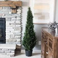 Silk Tree Warehouse One UV Rated Outdoor Artificial 4 Foot Cedar Topiary Tree 5 Silk Tree Warehouse One UV Rated Outdoor Artificial 4 Foot Cedar Topiary Tree - Image 3