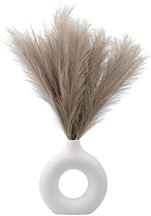 6 PCS Faux Pampas Grass 17"/44cm Artificial Fluffy Pompas Grass Fake Pampas Grass 7 Branches For Wedding Party Bedroom Boho Home Decor (034 Light Pink) 11 6 PCS Faux Pampas Grass 17"/44cm Artificial Fluffy Pompas Grass Fake Pampas Grass 7 Branches For Wedding Party Bedroom Boho Home Decor (034 Light Pink) - Image 9