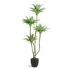 Waoops Artificial Trees Faux Water Lilies With 4 Heads In Pot 4.6 Ft Fake Tree Greenery Plants For Outdoor Indoor Decor Home Office Garden Housewarming Gift (4.6 Feet-1 Pack) -Artificial Trees Store 31qrgQaGb5L