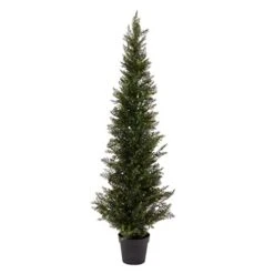 One 3 Foot Outdoor Artificial Cedar Topiary Tree Potted Plant 9 One 3 Foot Outdoor Artificial Cedar Topiary Tree Potted Plant -Artificial Trees Store 31srVdDdk5L