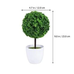 FOMIYES Artificial Plants 3pcs Potted Topiary Balls Mini Potted Boxwood Artificial Greenery Plant In Pot Table Centerpiece For Farmhouse Mantel Shelf Office Desk Decor Home Decor 12 FOMIYES Artificial Plants 3pcs Potted Topiary Balls Mini Potted Boxwood Artificial Greenery Plant In Pot Table Centerpiece For Farmhouse Mantel Shelf Office Desk Decor Home Decor -Artificial Trees Store 412GhLFgrLL