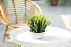 Velener Farmhouse Fake Grass Artificial Plants For Home Decor Indoor Tabletop Plant Book Shelf Small Desk Office Balcony TV Stand Decorations For Living Room Dorm Kitchen Counter Rustic Bathroom Décor -Artificial Trees Store 413NHEtIyxL