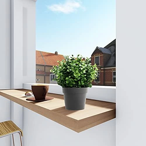 SunnyRoyal Artificial Mini Pant Potted Topiary Fake Buxus Boxwood Plants In Pot For Home/Indoor/Outdoor Décor 1 Pack 14 SunnyRoyal Artificial Mini Pant Potted Topiary Fake Buxus Boxwood Plants In Pot For Home/Indoor/Outdoor Décor 1 Pack - Image 12