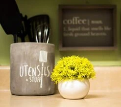 Mini Artificial Plant In White Ceramic Pot | Decorative Faux Plant For Home/Office Decor | Small Potted Topiary | Farmhouse Decor Accent | Desk/Kitchen/Bathroom/Shelf Fake Plant (Yellow) -Artificial Trees Store 415Hk8bAYJL