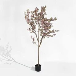 DIIGER Artificial Tree 6FT (72'') Tall Artificial Eucalyptus Tree, Fake Silver Dollar Leaves Faux Eucalyptus Stems, Mordern Artificial Tree Plants For Home Office Perfect Housewares Gift Decoration -Artificial Trees Store 415Yt5CxNPL. AC 1
