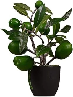Wnvivi Artificial Lemon Tree Topiary, Fake Lemon Tree Plastic Lemon Tree Bonsai Green Plant Potted Artificial Plants In Pots For Bathroom Shop Office Table, Yellow -Artificial Trees Store 415nRNXnGbS. AC
