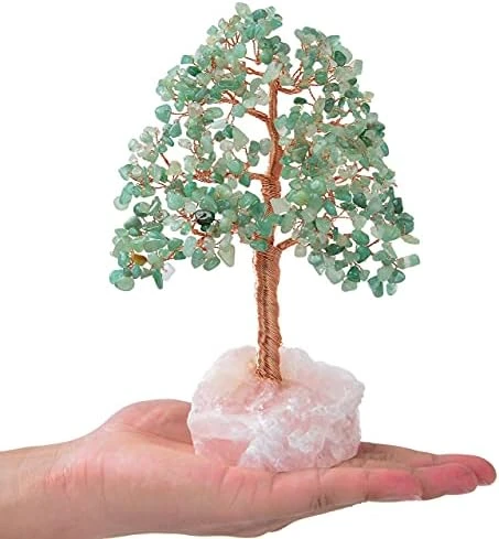 KALIFANO Premium Natural Tree Of Life (414 Gemstone Count) Chakra Crystal Tree With Rose Quartz Base With Healing Properties - Bonsai Feng Shui Money Tree For Healing And Luck 10 KALIFANO Premium Natural Tree Of Life (414 Gemstone Count) Chakra Crystal Tree With Rose Quartz Base With Healing Properties - Bonsai Feng Shui Money Tree For Healing And Luck - Image 8
