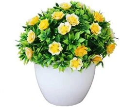 Heaven2017 Artificial Flower Bonsai Bonsai Potted Fake Plant 3 -Artificial Trees Store 416jKwYZOVL. AC