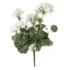 Vickerman Artificial 20" White Geranium Bush. Includes 4 Pieces Per Pack. 2 Vickerman Artificial 20" White Geranium Bush. Includes 4 Pieces Per Pack. -Artificial Trees Store 416pgHoDOXL