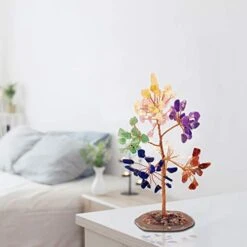 Mina Heal Crystal Gem Money Tree For Chakra Healing Feng Shui Fortune Good Luck Wealth & Prosperity 18 Mina Heal Crystal Gem Money Tree For Chakra Healing Feng Shui Fortune Good Luck Wealth & Prosperity -Artificial Trees Store 4175usMEghL