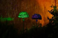 2pcsSolar Artificial Plant Topiary Ball Lights,Faux Boxwood Decorative Ball Solar Decor With 7 Color LED Lights Built-in For Backyard, Balcony,Garden Wedding And Home Decorative Sightseeing Tree Lamp -Artificial Trees Store 417dvPbyctL