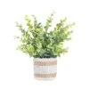 HC STAR Mini Fake Plants Artificial Potted Green Plastic Plants,Small Houseplants For Home Decor Office Desk -Artificial Trees Store 417i2siMlaL