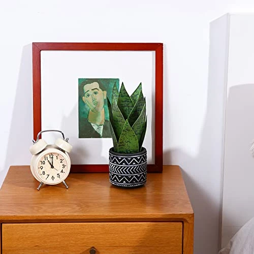 Kazeila 3 Pack Artificial Potted Plants,Fake Snake Plant,Greenery Eucalyptus Leaves And Flocked Sage Plant,Faux Desk Plants For Indoor Home Office Farmhouse Kitchen Bathroom Table Decor 4 Kazeila 3 Pack Artificial Potted Plants,Fake Snake Plant,Greenery Eucalyptus Leaves And Flocked Sage Plant,Faux Desk Plants For Indoor Home Office Farmhouse Kitchen Bathroom Table Decor - Image 2