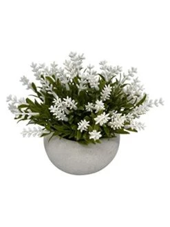 Artificial Mini Potted Flower Plants (3-Set) | Pink, White, Purple Floral Set | Fake Plant | Office Decor, Bathroom Decor, Farmhouse Decor, Kitchen Decor | Faux Topiary Decore | Home Decor Clearance -Artificial Trees Store 41Aidgy1JWL