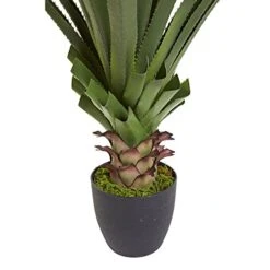 Nearly Natural 4' Spiked Agave Plant, Green & 43in. Dracaena Silk (Real Touch) Artificial Plant, Green 13 Nearly Natural 4' Spiked Agave Plant, Green & 43in. Dracaena Silk (Real Touch) Artificial Plant, Green -Artificial Trees Store 41Axw3HicCL