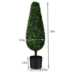 BestComfort 3ft Artificial Boxwood Topiary Tower Tree Set Of 2, Faux Plant Greenery Decor For House Garden Office And Store Decoration, Faux Potted Boxwood Plant, No Maintenance 20 BestComfort 3ft Artificial Boxwood Topiary Tower Tree Set Of 2, Faux Plant Greenery Decor For House Garden Office And Store Decoration, Faux Potted Boxwood Plant, No Maintenance -Artificial Trees Store 41CKt1B3wDL