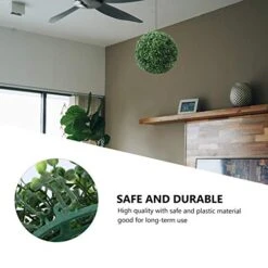 VOSAREA Artificial Plants Plant Boxwood Sphere Decor Artificial Grass Pendant Ceiling Hanging Grass Artificial Plant Topiary Balls Artificial Topiary Balls (36CM) Office Decor 17 VOSAREA Artificial Plants Plant Boxwood Sphere Decor Artificial Grass Pendant Ceiling Hanging Grass Artificial Plant Topiary Balls Artificial Topiary Balls (36CM) Office Decor -Artificial Trees Store 41DQnDlbVTL