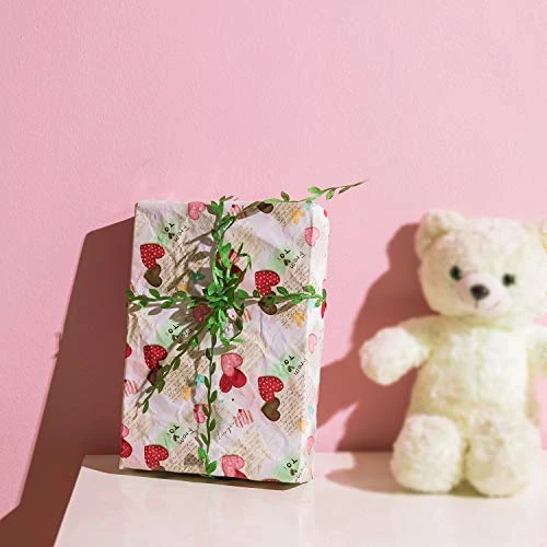 Naidiler 265 Ft Leaf Ribbon, Artificial Vines Leaves String Trim Ribbon Wild Jungle Botanical Greenery For Baby Shower Party Wedding Home Wreaths & DIY Craft 6 Naidiler 265 Ft Leaf Ribbon, Artificial Vines Leaves String Trim Ribbon Wild Jungle Botanical Greenery For Baby Shower Party Wedding Home Wreaths & DIY Craft - Image 4