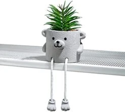 Lavenor Artificial Potted Plant Fake Succulent Plant Cute Hanging Leg Emotional Cement Potted Succulents Decor For Desk Shelf Bedroom Living Room And Office Decoration(Type A + Type C) 31 Lavenor Artificial Potted Plant Fake Succulent Plant Cute Hanging Leg Emotional Cement Potted Succulents Decor For Desk Shelf Bedroom Living Room And Office Decoration(Type A + Type C) -Artificial Trees Store 41DzY91bLhL. AC