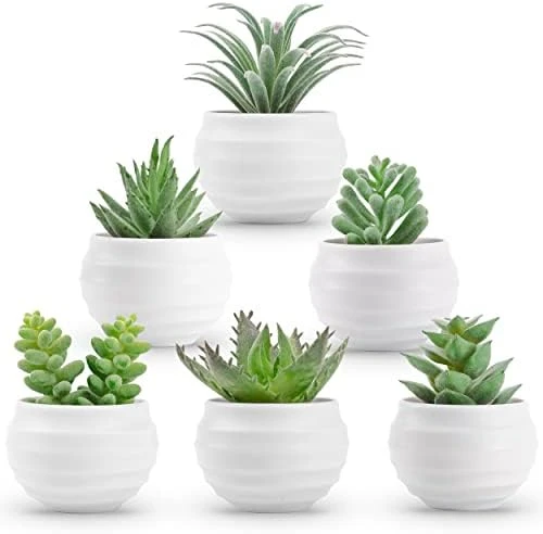 Der Rose 6 Packs Fake Succulents Plants Small Realistic Succulents Plants Artificial For Home Room Decor Indoor 9 Der Rose 6 Packs Fake Succulents Plants Small Realistic Succulents Plants Artificial For Home Room Decor Indoor - Image 7