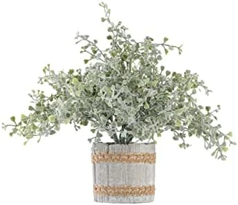 Ifreeside Small Potted Artificial Plants Plastic Fake Greenery Topiary Shrubs For Home Office Farmhouse Bathroom Tabletop Indoor Decor Green Rosemary 10 Ifreeside Small Potted Artificial Plants Plastic Fake Greenery Topiary Shrubs For Home Office Farmhouse Bathroom Tabletop Indoor Decor Green Rosemary - Image 8
