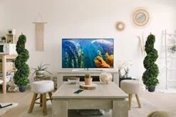 Two 43.3 Inch/3.6 Ft Artificial Topiary Trees Boxwood Topiary Spiral Trees Green Potted Tree Artificial Topiaries Trees -Artificial Trees Store 41Ez4Pe6r7L