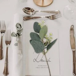 DEEMEI 22pcs Artificial Eucalyptus Stems Bulk Silver Dollar Leaves Eucalyptus Branches Greenery Decor(11.4" Tall) -Artificial Trees Store 41Ifin4TPjL