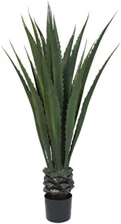 Pure Garden 50-10016 Giant Agave Fake Plant-52-Inch Faux Succulent, Fits With Southwestern Decor And Cactus Artificial Plants, Includes 7-Inch Pot, 7x7, Green 12 Pure Garden 50-10016 Giant Agave Fake Plant-52-Inch Faux Succulent, Fits With Southwestern Decor And Cactus Artificial Plants, Includes 7-Inch Pot, 7x7, Green -Artificial Trees Store 41JkTztgTL. AC 1