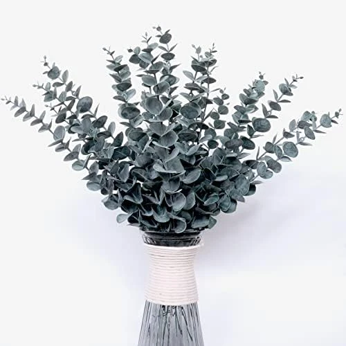 24pcs Eucalyptus Stems Decor 18" Tall Artificial Eucalyptuses Leaves Real Touch Faux Flower Greenery Branches Bulk For Home Office Centerpiece Floral Arrangement Farmhouse Wedding Bouquet Decoration 7 24pcs Eucalyptus Stems Decor 18" Tall Artificial Eucalyptuses Leaves Real Touch Faux Flower Greenery Branches Bulk For Home Office Centerpiece Floral Arrangement Farmhouse Wedding Bouquet Decoration - Image 5