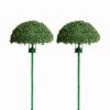 2pcsSolar Artificial Plant Topiary Ball Lights,Faux Boxwood Decorative Ball Solar Decor With 7 Color LED Lights Built-in For Backyard, Balcony,Garden Wedding And Home Decorative Sightseeing Tree Lamp -Artificial Trees Store 41KHqBI1QIL
