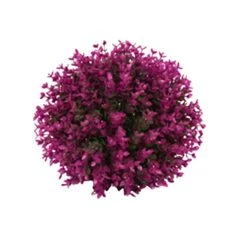 CUCUFA Artificial Topiary Ball Hanging Faux Boxwood Ball Decorative Fake Plant For Home Decor 35cm Purple