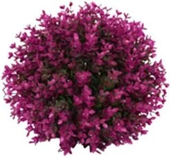 CUCUFA Artificial Topiary Ball Hanging Faux Boxwood Ball Decorative Fake Plant For Home Decor 35cm Purple -Artificial Trees Store 41LMMfUzGqL. AC