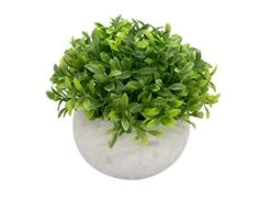 Artificial Mini Potted Plant Decor (Set Of 3) | Green Leaves Set | Fake Plants | Office Decor, Bathroom Decor, Farmhouse Decor, Kitchen Decor | Faux Topiary Decore | Home Decor Clearance -Artificial Trees Store 41LjMDQC5bL