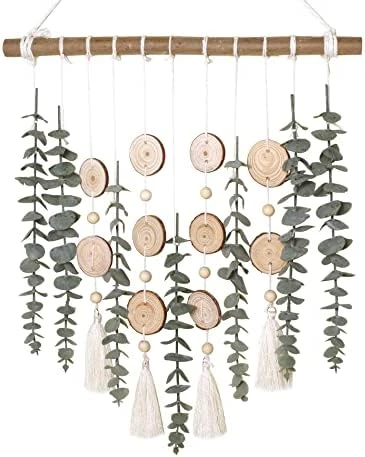 Cyitimo Bathroom Decor Artificial Eucalyptus Greenery Hanging Wall Decor Faux Eucalyptus Leaves Hanging Plant With Wooden Stick With Rustic Farmhouse For Bedroom Nursery Boho Home Decorations 8 Cyitimo Bathroom Decor Artificial Eucalyptus Greenery Hanging Wall Decor Faux Eucalyptus Leaves Hanging Plant With Wooden Stick With Rustic Farmhouse For Bedroom Nursery Boho Home Decorations - Image 6