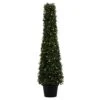 Vickerman Everyday Artificial Pre-Lit Boxwood Topiary Cone 36 Inch Tall - UV Resistant Indoor Outdoor - Potted Natural Green - Faux Tree Decoration Home Patio Entryway -Artificial Trees Store 41OaogA8hIL