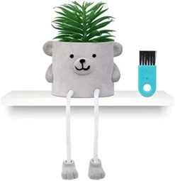 Iuuidu Artificial Potted Plant, Faux Succulent In Pot Emotional Cement Potted Plant Animated Artificial Succulents Decor For Home Living Room Bedroom And Office(Shy) 23 Iuuidu Artificial Potted Plant, Faux Succulent In Pot Emotional Cement Potted Plant Animated Artificial Succulents Decor For Home Living Room Bedroom And Office(Shy) -Artificial Trees Store 41PE7O26jXL. AC