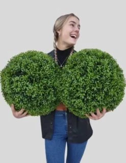 365 Curb Appeal Set Of 2 Large Topiary Balls (Better Than A Boxwood) -Artificial Trees Store 41RxltrBLrL. AC