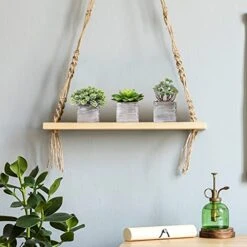 Set Of 3 Assorted Small Potted Succulents Plants Decorations Green Fake Succulents Cacti In Rustic Wooden Pots For Home Living Room Bathroom Table Centerpiece Windowsill Shelf Office Desk Indoor Decor -Artificial Trees Store 41Sh9KuRmXL