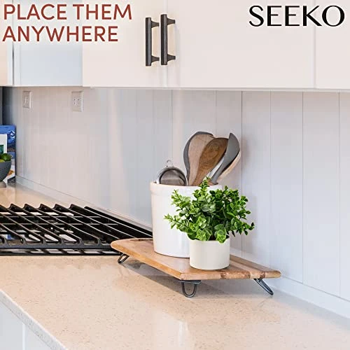 Seeko Fake Plants For Home Décor, Shelf, Office, Bathroom, Laundry Room - Artificial Plants For Home Décor Indoor, Faux Plants - Ceramic Potted Farmhouse Decor 6 Seeko Fake Plants For Home Décor, Shelf, Office, Bathroom, Laundry Room - Artificial Plants For Home Décor Indoor, Faux Plants - Ceramic Potted Farmhouse Decor - Image 4
