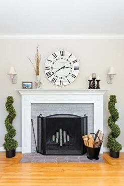 Season’s Need 4ft Artificial Boxwood Spiral Topiary Plants, Indoor Entryway, Living Room Or Covered Front Porch Home Decor, Faux Fake Plant Decoration, Set Of 2 -Artificial Trees Store 41VCM0U8TkS