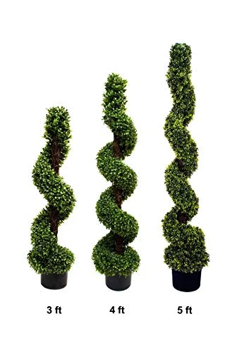 VegasDoggy 2 PCS 19.7 Inch Artificial Boxwood Balls Topiary - 4 Layers Faux Plants Decorative Balls UV Protected For Indoor, Outdoor, Garden, Wedding, Balcony, Backyard And Home Decor 7 VegasDoggy 2 PCS 19.7 Inch Artificial Boxwood Balls Topiary - 4 Layers Faux Plants Decorative Balls UV Protected For Indoor, Outdoor, Garden, Wedding, Balcony, Backyard And Home Decor - Image 5