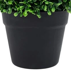 VidaXL 2x Artificial Boxwood Plants With Pots Ball Shaped Outdoor Ball Shaped Realistic Fake Plant Floral Decor Artificial Flower Green 12 VidaXL 2x Artificial Boxwood Plants With Pots Ball Shaped Outdoor Ball Shaped Realistic Fake Plant Floral Decor Artificial Flower Green -Artificial Trees Store 41XyuZGLOYL