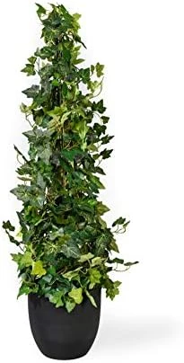 Serene Spaces Living Artificial Ivy Vine Topiary Tree, Natural Touch And Feel In Your Home Decor With Realistic Design, Sold Individually, Measures 32" Tall And 9" Diameter 8 Serene Spaces Living Artificial Ivy Vine Topiary Tree, Natural Touch And Feel In Your Home Decor With Realistic Design, Sold Individually, Measures 32" Tall And 9" Diameter - Image 6