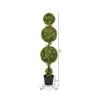 Vickerman Everyday 5 Foot Tall Artificial Pre-Lit LED Boxwood Topiary Double Ball Tree - UV Resistant Indoor Outdoor - Potted Natural Green - Home Patio Faux Decor 2 Vickerman Everyday 5 Foot Tall Artificial Pre-Lit LED Boxwood Topiary Double Ball Tree - UV Resistant Indoor Outdoor - Potted Natural Green - Home Patio Faux Decor -Artificial Trees Store 41cQhQWR0RL