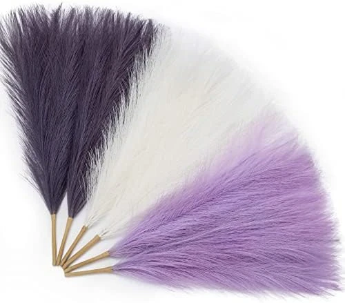 Serwalin Pampas Grass Pink 17.7 Inch 6pcs, Artificial Pampas Grass Faux Pink Pompas Grass Decor, Short Pompous Grass Blush Room Decoration, Wedding Centerpieces Mothers Day Pink Home Decor 15 Serwalin Pampas Grass Pink 17.7 Inch 6pcs, Artificial Pampas Grass Faux Pink Pompas Grass Decor, Short Pompous Grass Blush Room Decoration, Wedding Centerpieces Mothers Day Pink Home Decor - Image 13