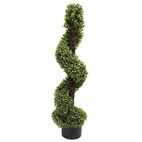 VegasDoggy 2 PCS 19.7 Inch Artificial Boxwood Balls Topiary - 4 Layers Faux Plants Decorative Balls UV Protected For Indoor, Outdoor, Garden, Wedding, Balcony, Backyard And Home Decor 4 VegasDoggy 2 PCS 19.7 Inch Artificial Boxwood Balls Topiary - 4 Layers Faux Plants Decorative Balls UV Protected For Indoor, Outdoor, Garden, Wedding, Balcony, Backyard And Home Decor - Image 2