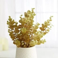 Factory Direct Craft Weatherproof Artificial Burgundy Eucalyptus Bushes - (2 Pieces) For Home Decor And Arrangements (16" H) -Artificial Trees Store 41fvON8bNuL. AC